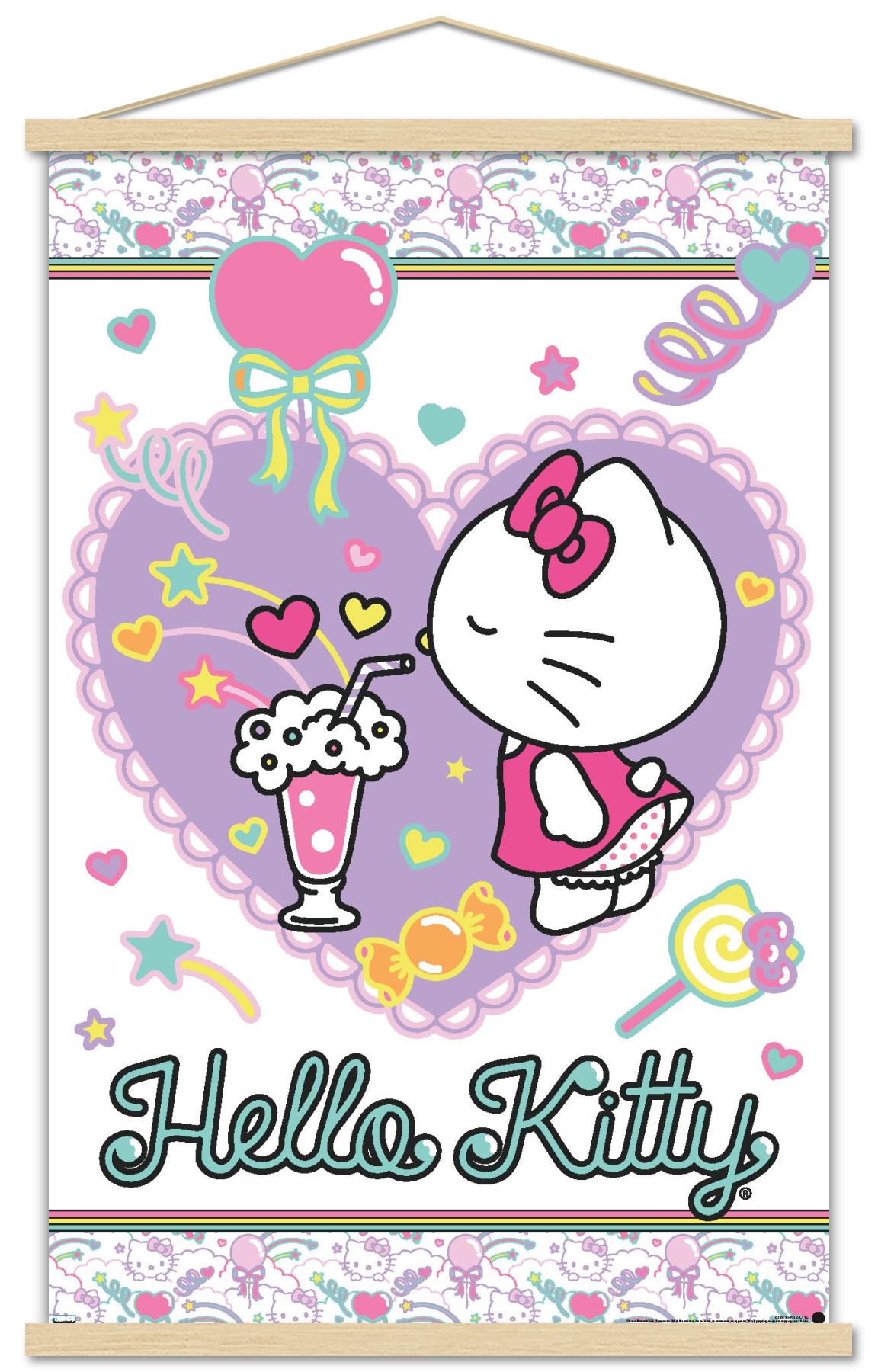 Hello Kitty: 21 Sugar Rush – Heart Wall Poster, 22.375