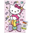 thumbnail image 1 of Hello Kitty: 21 Sugar Rush - Rainbow Wall Poster with Push Pins, 14.725" x 22.375", 1 of 5