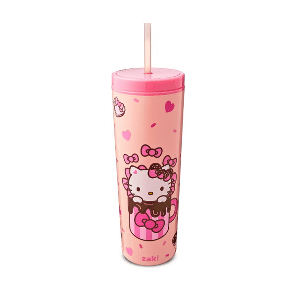 Hello Kitty 23 oz Plastic Tumbler by ZAK Cute & Durable Drinkware for Kids and Adults
