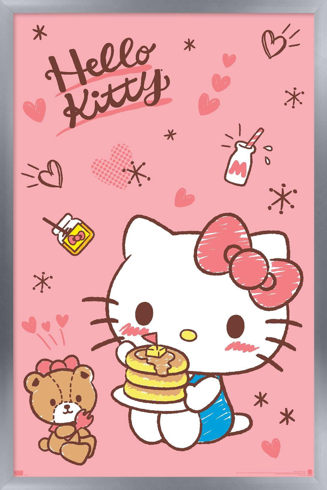 Hello Kitty: 25 Snack Time - Pancakes Wall Poster, 22.375