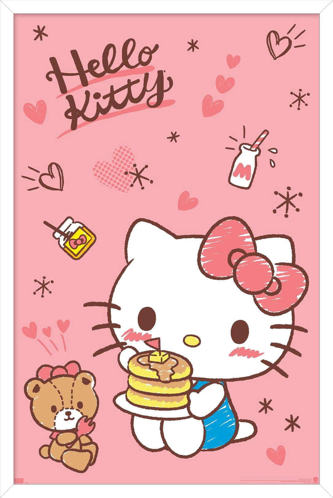 Hello Kitty: 25 Snack Time - Pancakes Wall Poster, 22.375