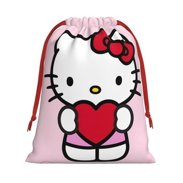 Hello Kitty 28 Drawstring Bag For Kids Adults Gifts Drawstring Backpacks Set Great For Travel Gym Drawstring Gift Bag For Candy Wedding Party Valentine Christmas