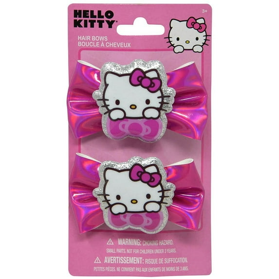 Hello Kitty 2pk Hair Bows on Card