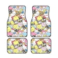 thumbnail image 1 of Hello Kitty(3) Car Floor Mats Universal SUV Front Rear Floor Foot Mats 4-Piece Full Set with Non-Slip Rubber Backing, 1 of 6