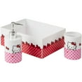 thumbnail image 1 of Hello Kitty 3-Piece Bathroom Accessory Set, Toothbrush Holder, Soap Pump, Storage Bin, 1 of 8