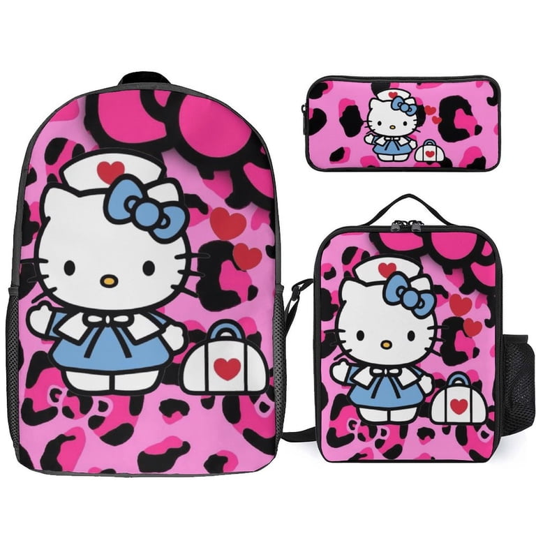 School Bag Hello Kitty Backpack Jansport Hello Kitty My Melody Backpack For Girls, Sanrio Kawaii Bookbag, School Bag Hello Kitty Backpack Jansport Hello Kitty My Melody Backpack For Girls, Sanrio Kawaii Bookbag,