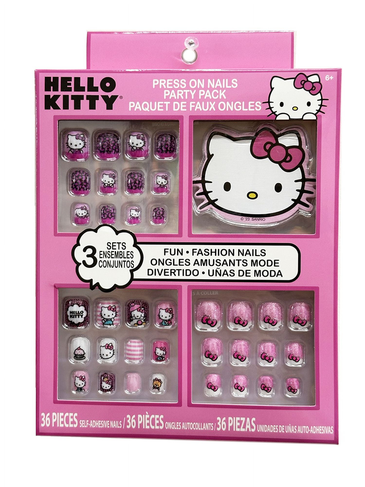 Beautiful feminine Hello Kitty nails - AI Generated Artwork - NightCafe  Creator