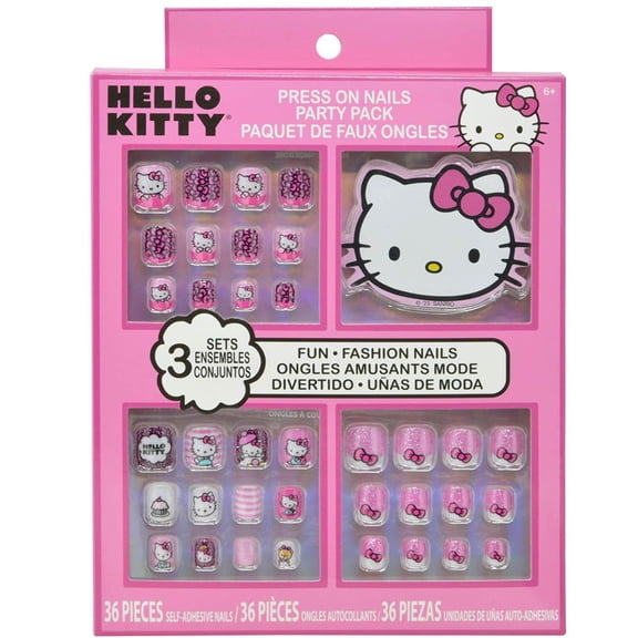 Hello Kitty 36 Pc Press On Nails Party Pack