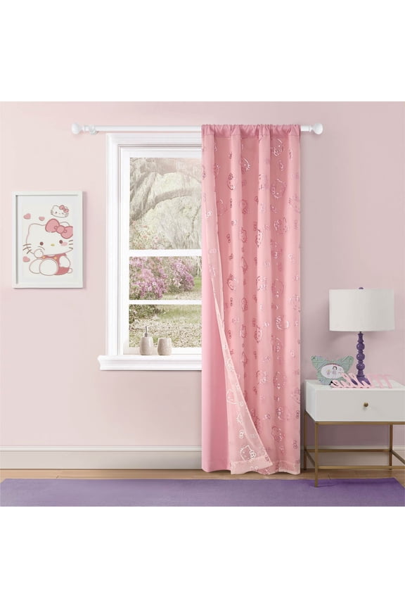 38" x 84" 2 Layer Blackout Curtain Panel