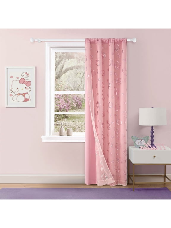 38" x 84" 2 Layer Blackout Curtain Panel