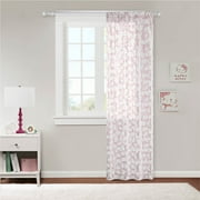 Hello Kitty 38" x 84" Metallic Sheer Curtain Panel