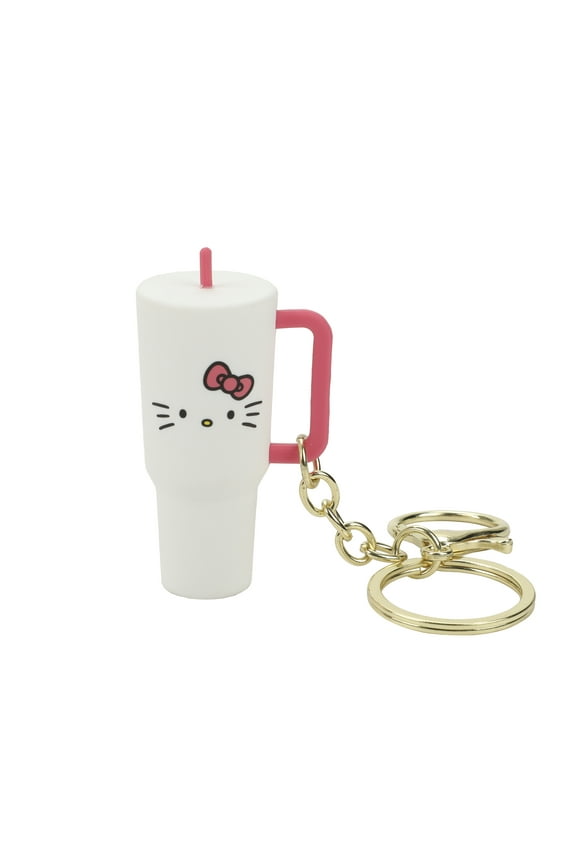 Hello Kitty Character Face Tumbler Keychain