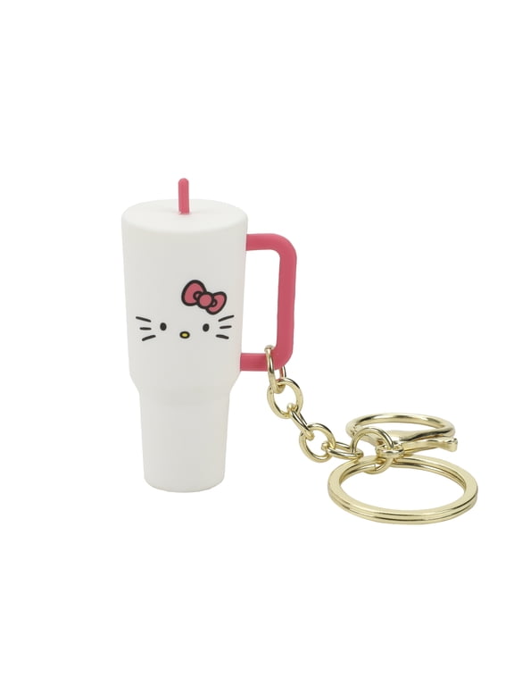 Hello Kitty Character Face Tumbler Keychain