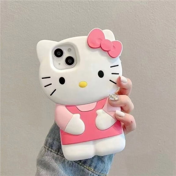 Hello Kitty 3D Phone Case For iPhone 16 15 14 13 12 Holiday Gifts