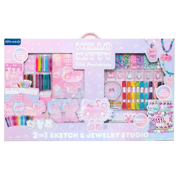 Hello Kitty 50th Anniversary 2-in-1 Sketch & Jewelry Studio, 400