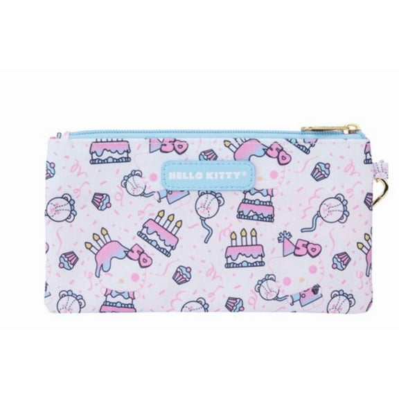 Hello Kitty 50th Anniversary Cake All-Over Print Funko Wristlet Wallet