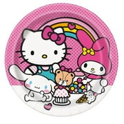 Hello Kitty 8 Ct 9" Luncheon Round Paper Plates