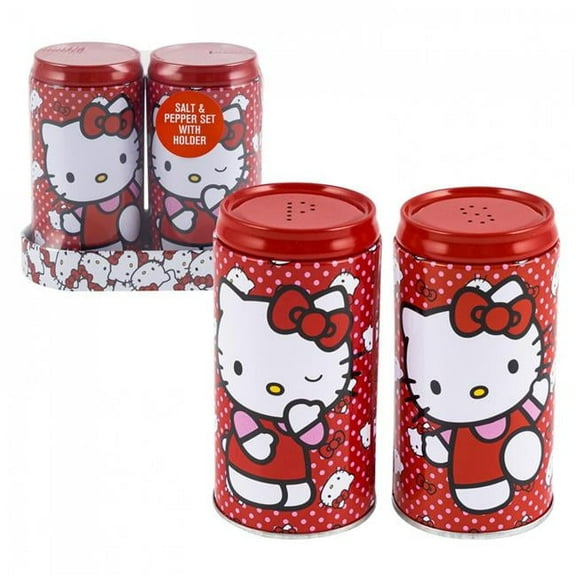 Hello Kitty 888924 Hello Kitty Matching Salt & Pepper Shakers