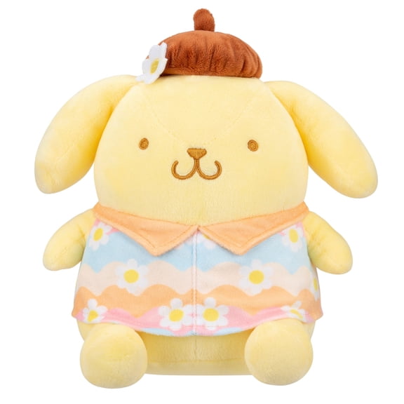 Hello Kitty and Friends - 8 inch Pompompurin Pastel Florals Plush