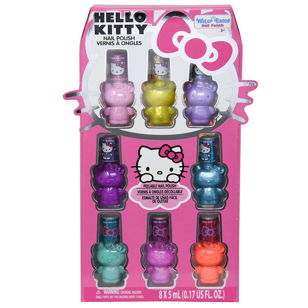 Hello Kitty 8pk Nail Polish in Box