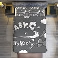Hello Kitty on A Plane Bedding Duvet Cover Full Size 1 Duvet Cover