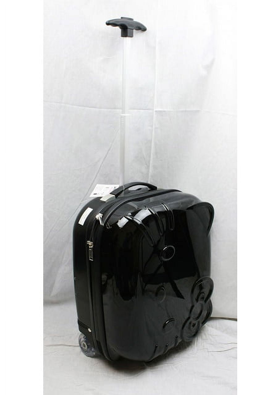 Hello Kitty ABS Rolling Luggage (Black) #82338