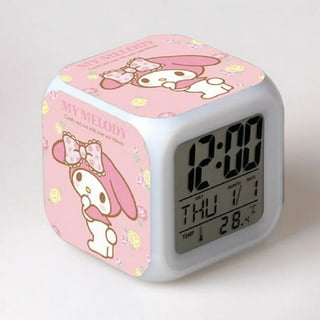 Seiko Clock Hello Kitty Alarm Clock White 184x202x118mm Jf382a