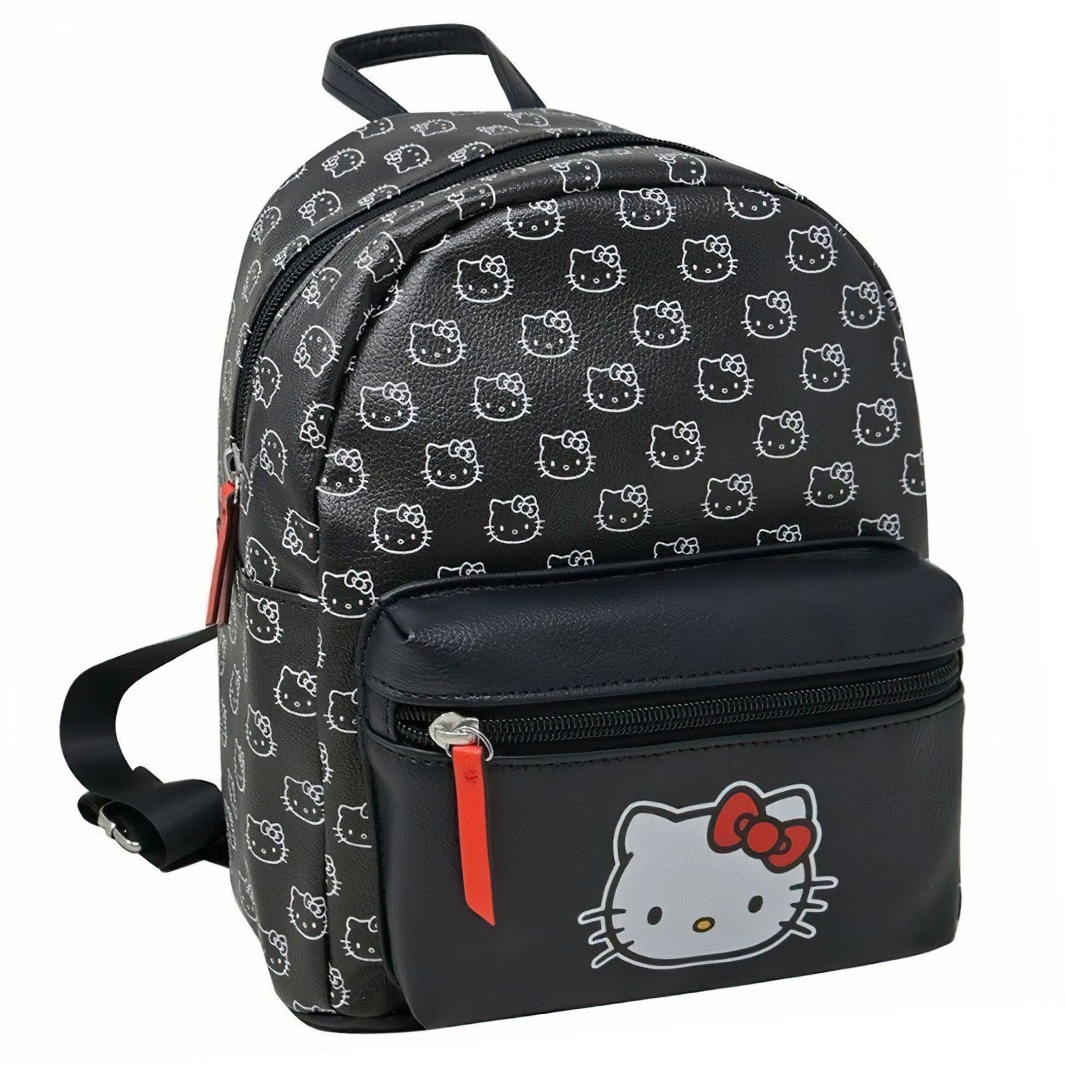 Hello Kitty 10 in. All Over Print Mini Backpack Black Walmart