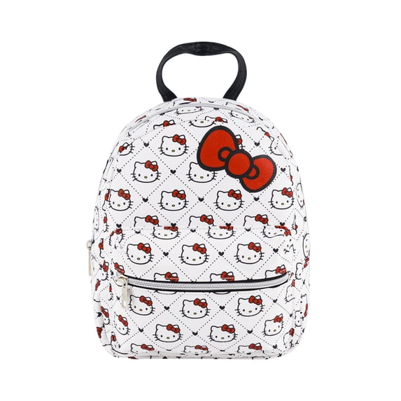 Hello Kitty Allover Print 10 inches PU Small Backpack