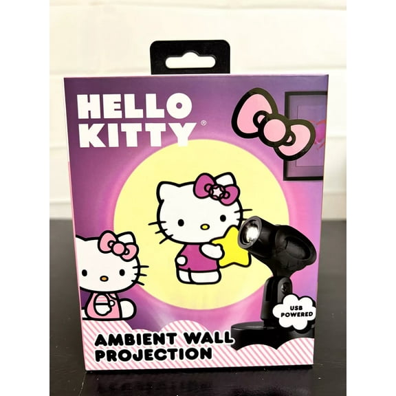 Hello Kitty Ambient Wall Projection USB Powered Cute Star Bow