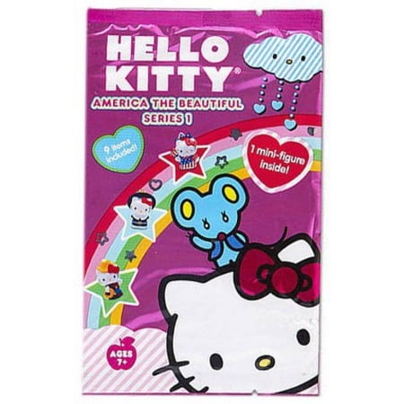 Hello Kitty America the Beautiful Series 1 Figure with Card Mystery Pack - 1 Random