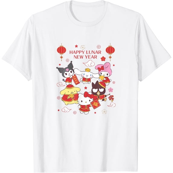 Hello Kitty And Friends Happy Lunar New Year T-Shirt
