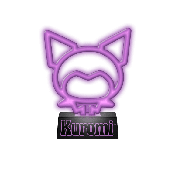 Hello Kitty And Friends Kuromi Neon LED Lamp Room Decor Mood Light, Battery Powered