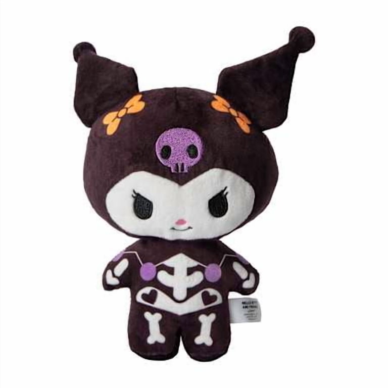 Squishmallows – Hello Kitty Kuromi-Skelett – 16,5 Cm – Süß-gruseliger Kuschel-Plüsch – Offiziell Lizenziert