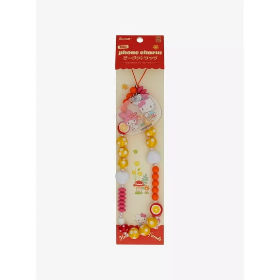 Hello Kitty And Friends Mushroom Phone Charm