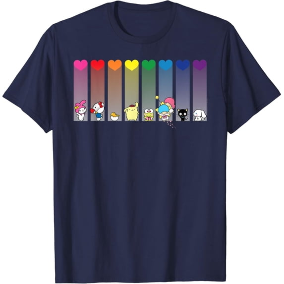 Hello Kitty And Friends Sanrio Rainbow T-Shirt