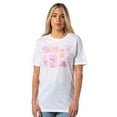 thumbnail image 1 of Hello Kitty And Friends Womens' Snacks And Games Grid Design T-Shirt, 1 of 4