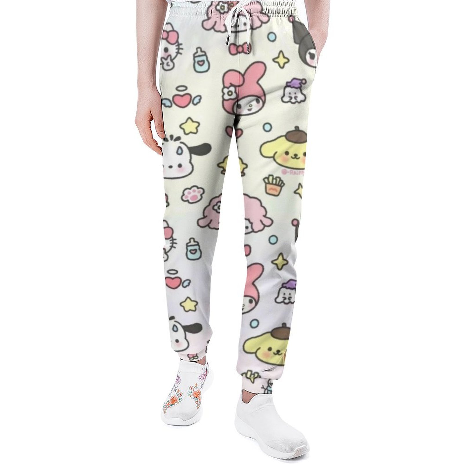 Hello Kitty And Kuromi Melody Women Joggers Sweatpants Unisex Funny 3D Print Graphic Sport ...