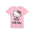 thumbnail image 1 of Hello Kitty Animal Print Girls Short Sleeve Graphic T-Shirt, Sizes 4-16, 1 of 7