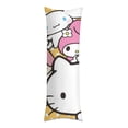thumbnail image 1 of Hello Kitty Anime Body Pillow Cover Ultra Soft Microfiber Pillowcases with Hidden Zipper Closure 16x48inch, 1 of 5