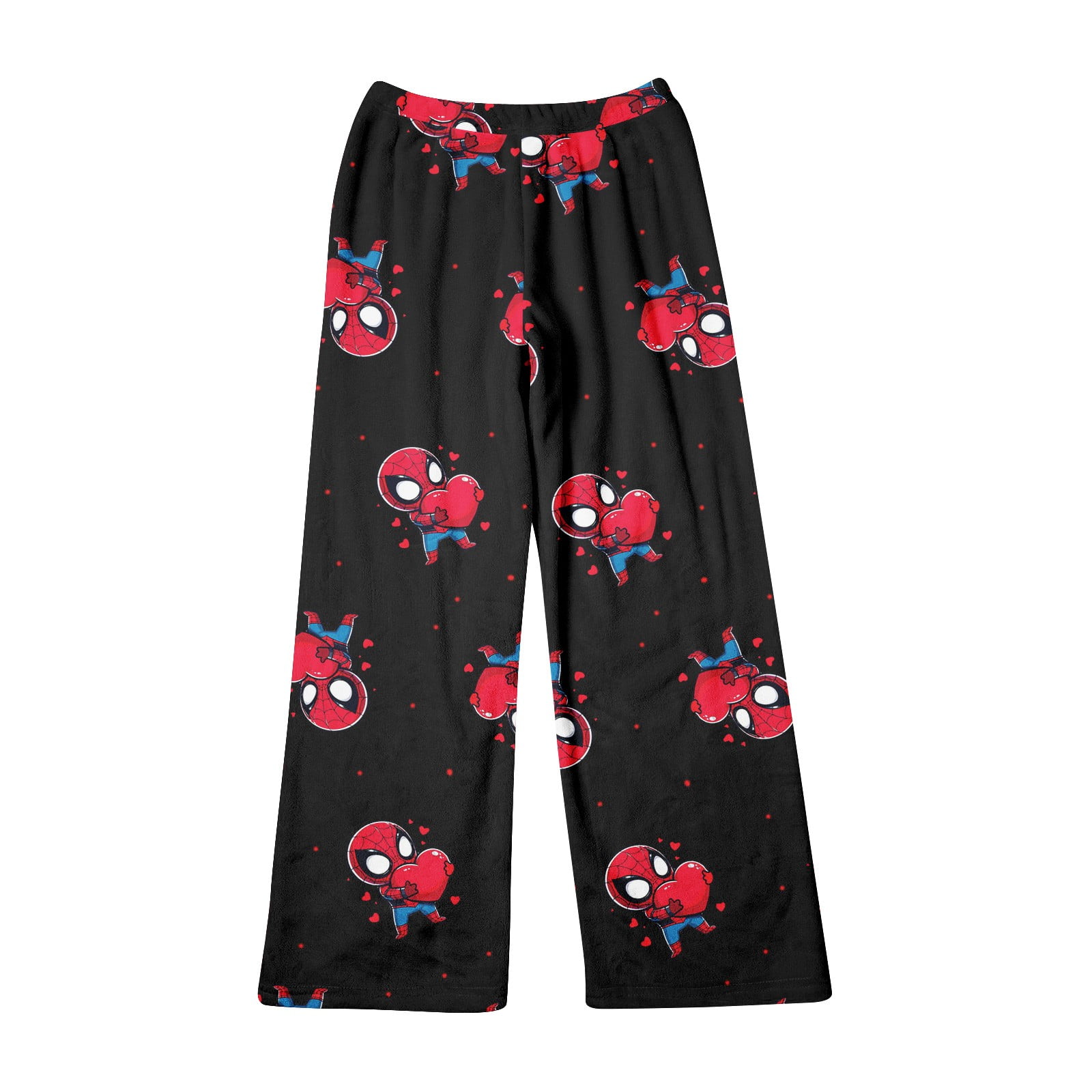 Hello Kitty Anime Cartoon All Over Print Womens Pajama Pants Spiderman ...
