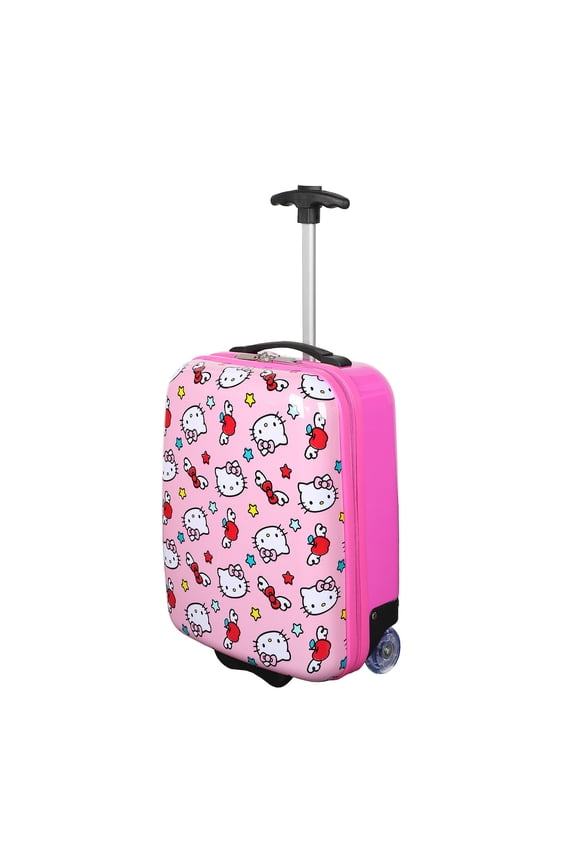 Hello Kitty Apples & Bows Pink 16.5" Toddler 2-Wheel Luggage