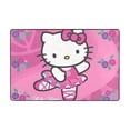thumbnail image 1 of Hello Kitty Area Rugs, Large Carpet, Washable Rug Mat, Flannel Non-Slip Rugs For Bedroom Living Dining Dorm Room Entryway, Home Decor 72"X48", 1 of 7