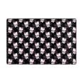 thumbnail image 1 of Hello Kitty Area Rugs, Large Carpet, Washable Rug Mat, Flannel Non-Slip Rugs For Bedroom Living Dining Dorm Room Entryway, Home Decor 72"X48", 1 of 7