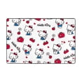 thumbnail image 1 of Hello Kitty Area Rugs, Large Carpet, Washable Rug Mat, Flannel Non-Slip Rugs For Bedroom Living Dining Dorm Room Entryway, Home Decor 72"X48", 1 of 7