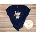 thumbnail image 1 of Hello Kitty Astros T-shirt, Baseball Mom, Houston Shirt,Navy color,size M, 1 of 5