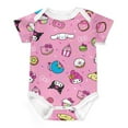 thumbnail image 1 of Hello Kitty Baby Bodysuit Boy Girl Clothes Soft Newborn Infant Outfit Short Sleeve Romper, 1 of 8