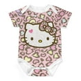 thumbnail image 1 of Hello Kitty Baby Bodysuit Boy Girl Clothes Soft Newborn Infant Outfit Short Sleeve Romper, 1 of 8