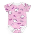 thumbnail image 1 of Hello Kitty Baby Bodysuit Boy Girl Clothes Soft Newborn Infant Outfit Short Sleeve Romper, 1 of 8