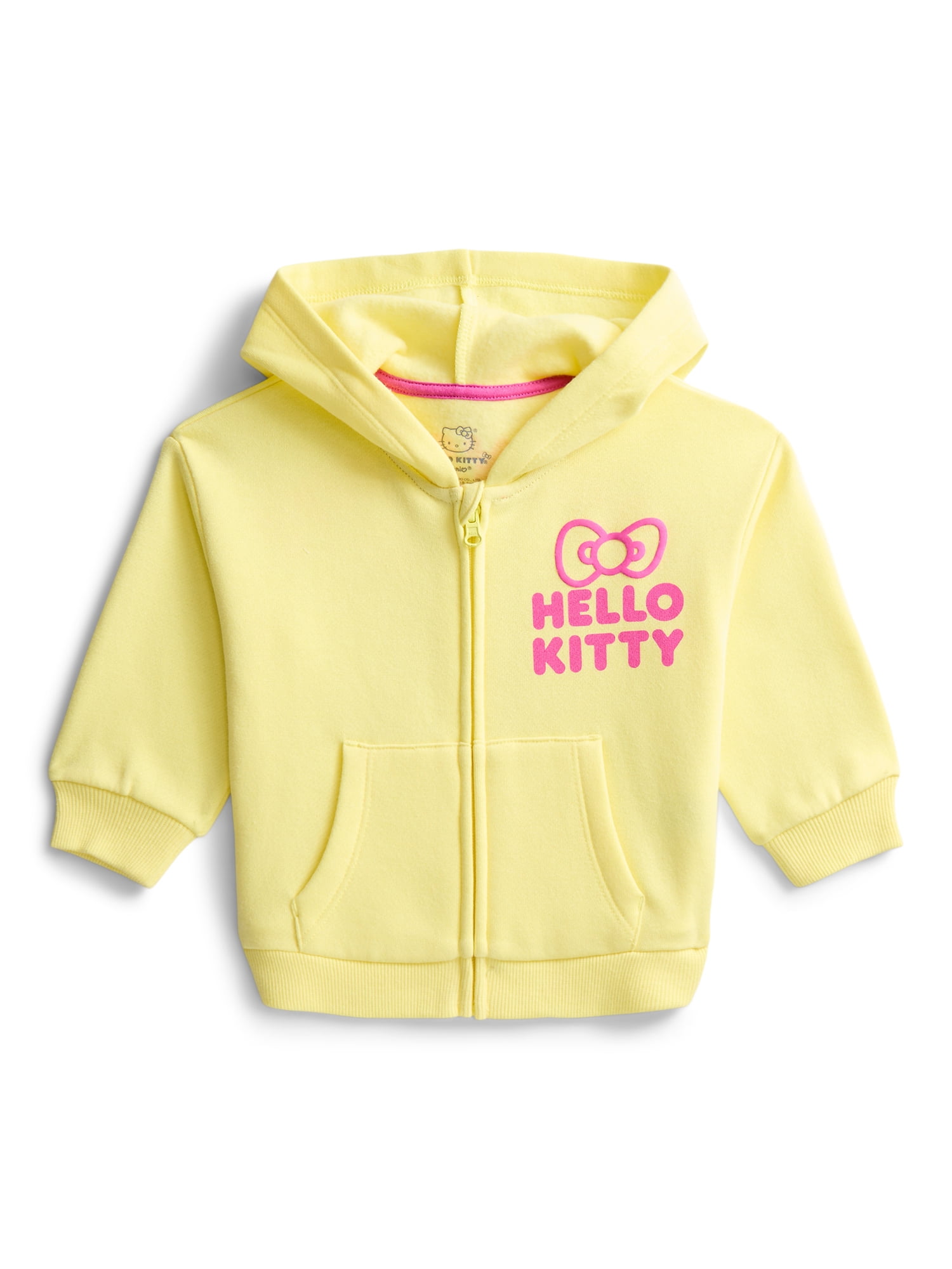 Hello Kitty Baby Girls' Full Zip Graphic Hoodie, Sizes 0/3M-6/9M